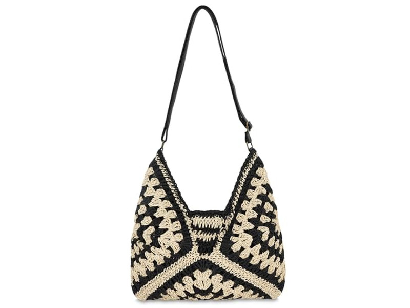 Bolso Clutch de Paja Divertido Bolso de Mano para Dama Cubo de Papel Ins Bolsos de Mano