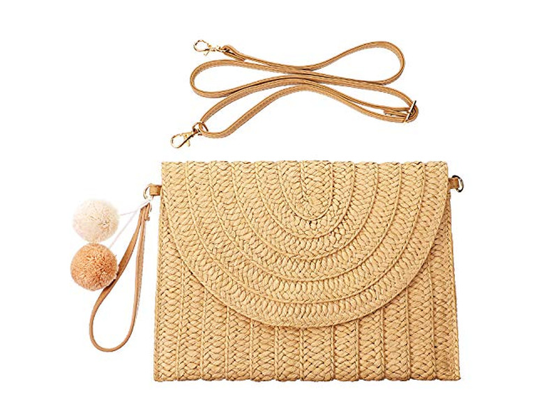 Bolsas de Paja de Vacaciones Clásico Marruecos Nueva Bolsa 2023 Macramé Metálico Plástico