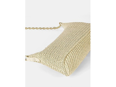 Bolsa de Paja de Encaje Malla Mini Azul Marino Palma Rosa Rush Seda Espalda Mochila 1Pcs Granel Niña