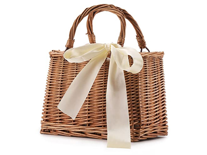 Bolso Grande de Paja Hobo Malla Playa Mini Cruzado Tejido