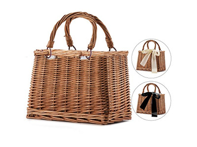 Bolso Grande de Paja Hobo Malla Playa Mini Cruzado Tejido