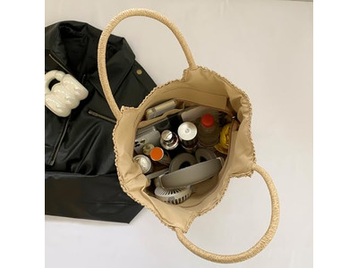 Bolso de Paja Barato con Flores Bolsos de Paja para Damas con Logo