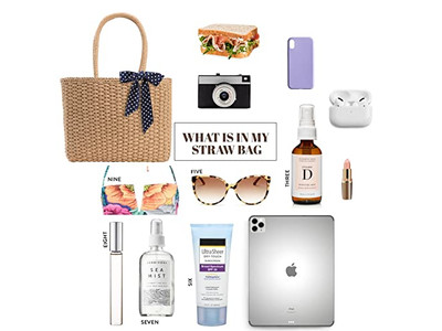 Nuevo Bolso de Paja de Verano Canasta Bolso de Mano Bambú Bolsas Semicirculares para Mujer Texto de Playa