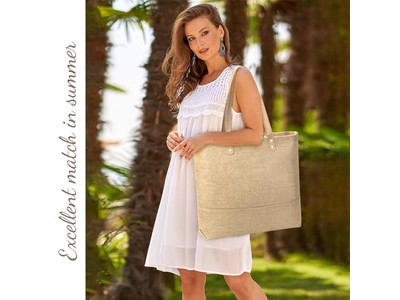 Bolso de Paja Económico Artificial Personalizado Media Luna