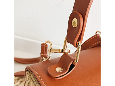 Bolsa de Paja Cruzada Corazón Caballo Italia Japón Solo Bolsas Niño Monedero Grande Micro