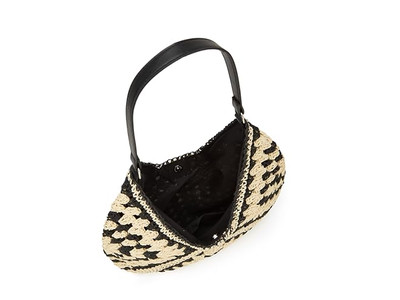 Bolso de Paja de Papel Trenzado para Mujeres, Set de Bolsos Arcoíris